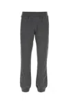 Versace Barocco-motif Tapered Track Pants In Gray