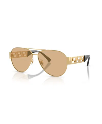 Versace Men's Pilot Sunglasses, Ve2289 In Multi