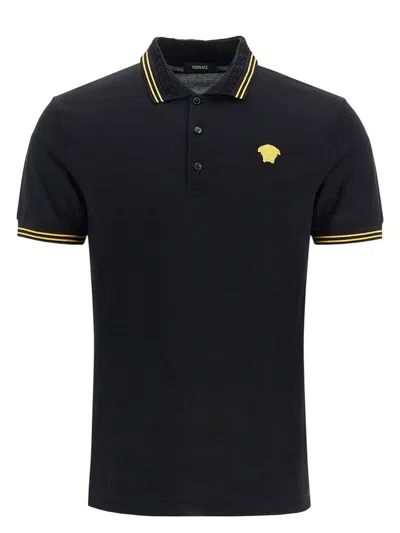 VERSACE MEN'S PIQUET POLO SHIRT