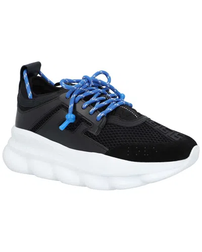 Pre-owned Versace Men's Polyester Chain Reaction Sneaker (authentic Pre-loved)