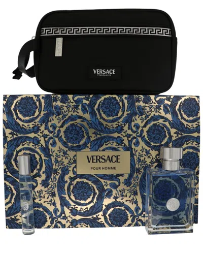 Versace Men's Pour Homme Edt Set In Multi