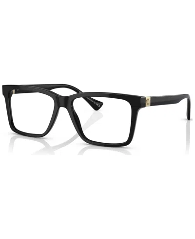 Versace Men's Rectangle Eyeglasses, Ve332856-o In Black