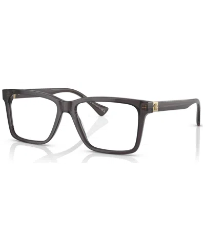 Versace Men's Rectangle Eyeglasses, Ve332856-o In Black