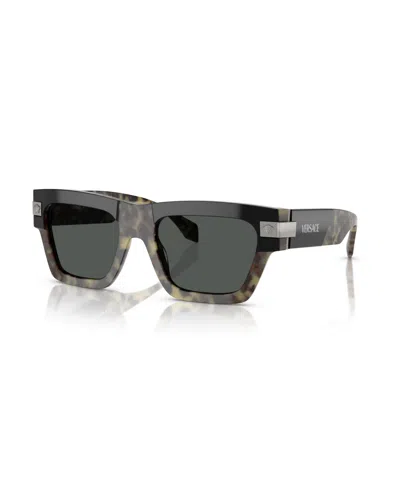 VERSACE MEN'S RECTANGLE SUNGLASSES, VE4464