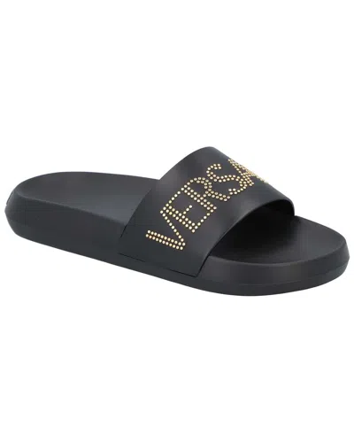 Pre-owned Versace Men's Rubber Pool Slide (authentic Pre-loved)