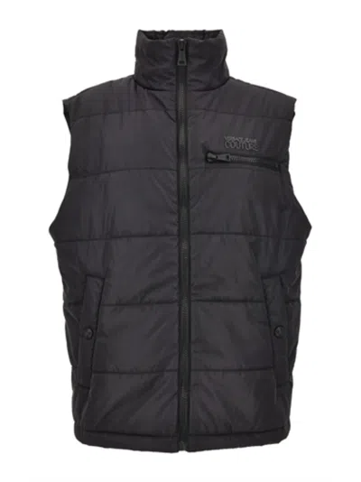 Versace Men S Black Sleeveless Jacket