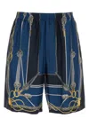 Versace Pattern-printed Elasticated Waistband Bermuda Shorts