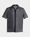 Versace Pattern-printed Short-sleeved Shirt In Multi