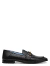 Versace Men Slipper Calf Leather In Black