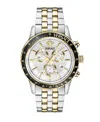 Versace Sport Chrono 44mm In Two-tone,silver