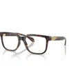 Versace 55mm Square Optical Glasses In Brown