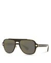 Versace Lunettes De Soleil Medusa Retro Charm In Dark Havana/gold