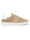 Versace Greca Suede Low Top Sneaker In Multi
