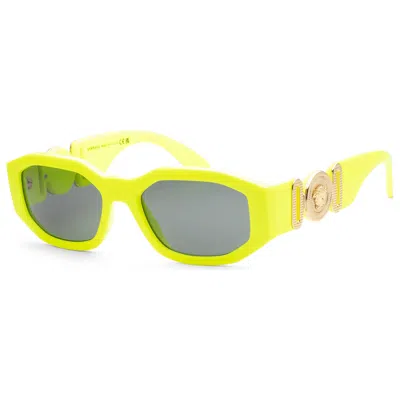 Versace Men's Sunglasses In Yellow