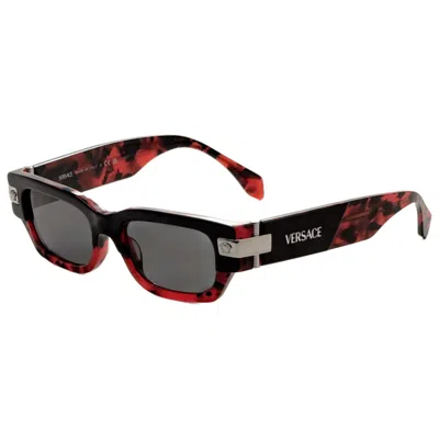 Versace Men's Sunglasses In Brown