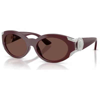 Versace Men's Sunglasses In Brown