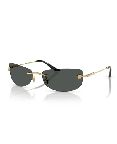 Versace Men's Sunglasses Ve2279 In Gold