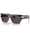Versace Acetate 0ve4464 Sunglasses In Top Black,red Havana