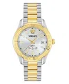 Versace Greca Gmt Fluted 41mm In Multi