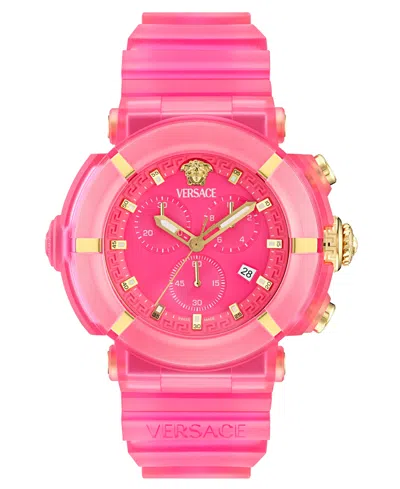 Versace Montre  Real Active Chrono In Pink