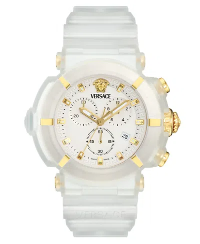 Versace V-real Active Chrono 45mm In White