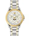 Versace Galaxy Moonphase 43mm In Two Tone