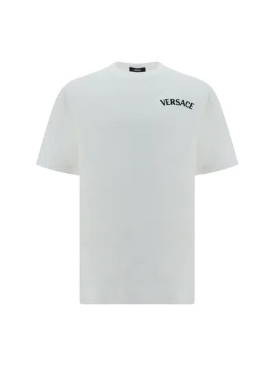 Versace Men T-shirt In White