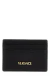 Versace Tag Logo Card Holder In Multicolor