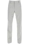 Versace Tailoring Cigarette Pants In Grigio