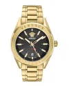 Versace Men's V-code Watch In Gold