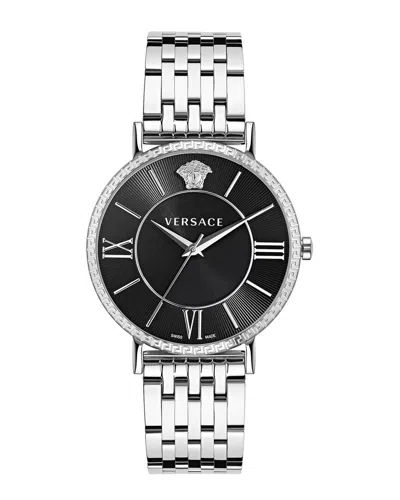 Versace Men's V-eternal Watch In Metallic