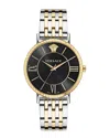 Versace V-eternal Bracelet Watch With Two-tone Case