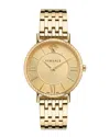 Versace V-eternal Bracelet Watch With Gold Guilloche Dial