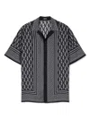 Versace Pattern-printed Short-sleeved Shirt In Multi