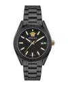 Versace Men's V-code Watch In Black