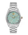 Versace Men's V-code Watch In Silver