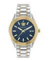 Versace Men's V-code Watch In Orange