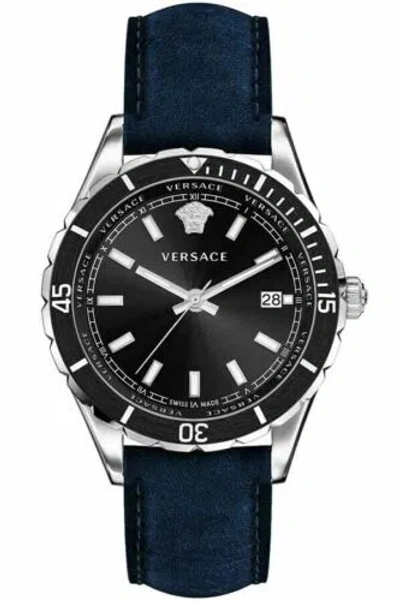 Pre-owned Versace Men's Ve3a00220 Hellenyium 42mm Quartz Watch