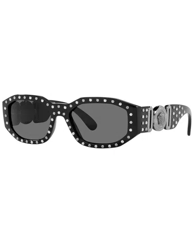 Versace Men's Ve4361 53mm Sunglasses In Black