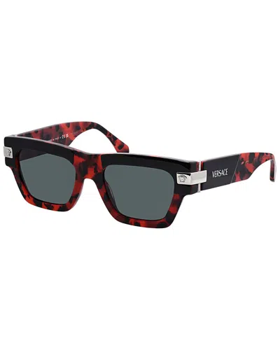 Versace Men's Ve4464 52mm Sunglasses In Brown