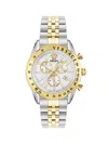 Versace Men's  Chrono Master Two-tone Stainless Steel Bracelet Watch/44mm