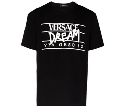 Pre-owned Versace Men's  Dream T-shirt In Black