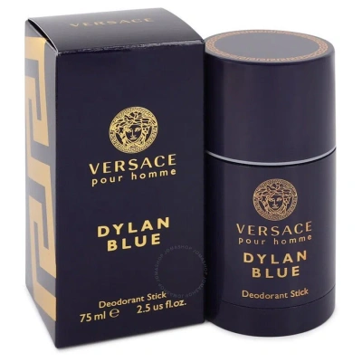Versace Men's  Dylan Blue Deodorant Stick 2.5 oz (75 Ml) In Black / Blue / Violet