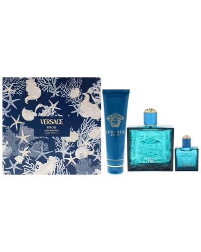 Versace Men's  Eros 3pc Gift Set