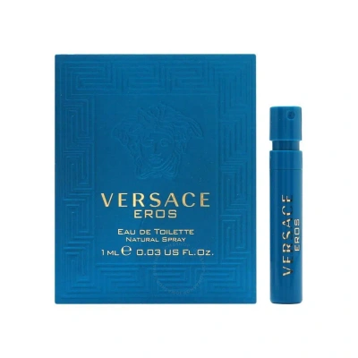 Versace Men's  Eros Edt 0.03 oz Fragrances 8011003809356 In Green