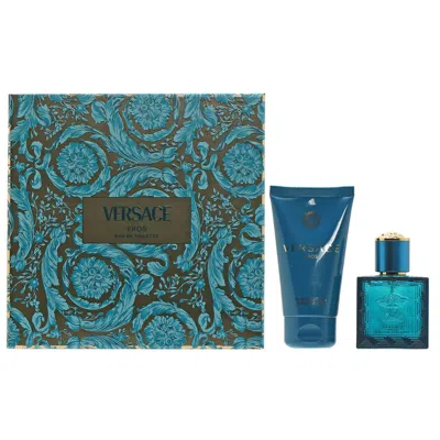 Versace Men's  Eros Gift Set Fragrances 8011003893706