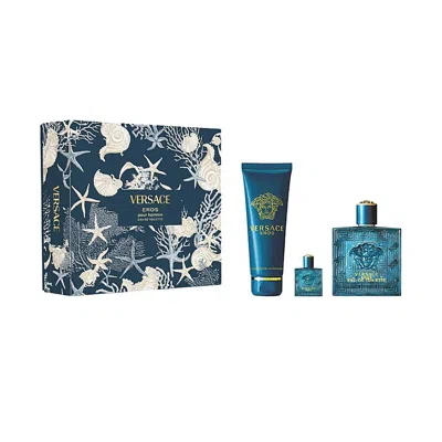 Versace Men's  Eros Gift Set Fragrances 8011003900022