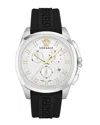 Versace Geo Chrono Strap Watch