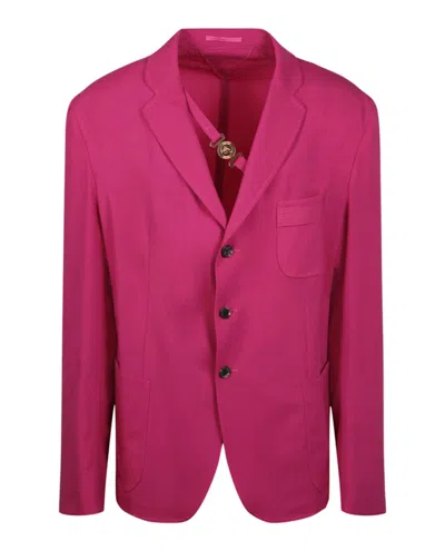 Pre-owned Versace Men's  Medusa Biggie Blazer In Pink