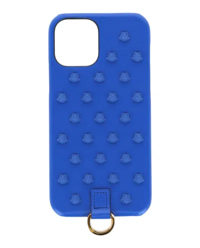 Pre-owned Versace Men's  Medusa Iphone 12 Case In Blue